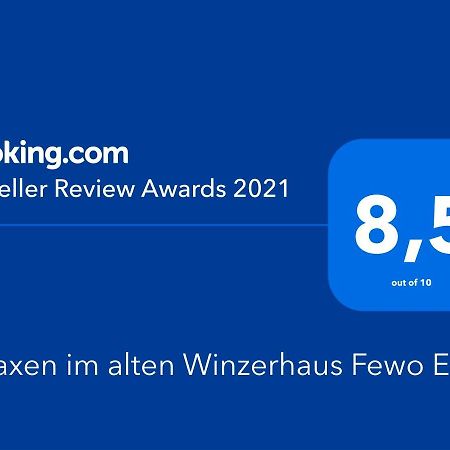 Relaxen Im Alten Winzerhaus Fewo Eg Rech Zewnętrze zdjęcie